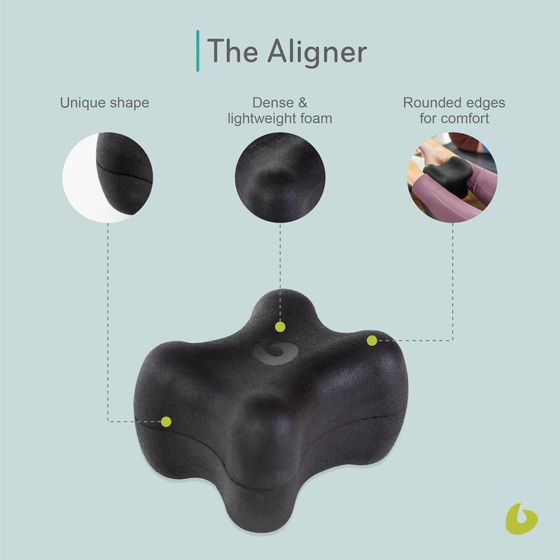 Balanced Body The Aligner, Pilates and Yoga Block, Pilates Block for Alignment, Pilates Workout Equipment for Home Gym or Studio Use, Black - Image 5